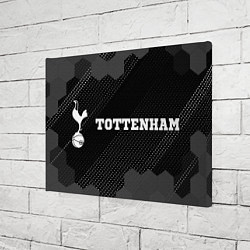 Холст прямоугольный Tottenham sport на темном фоне по-горизонтали, цвет: 3D-принт — фото 2