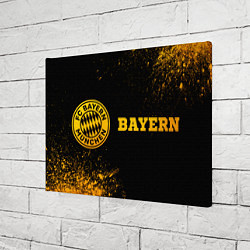 Холст прямоугольный Bayern - gold gradient по-горизонтали, цвет: 3D-принт — фото 2