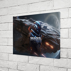 Холст прямоугольный Mass Effect game space, цвет: 3D-принт — фото 2