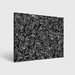 Холст прямоугольный Черная жидкая масса, цвет: 3D-принт