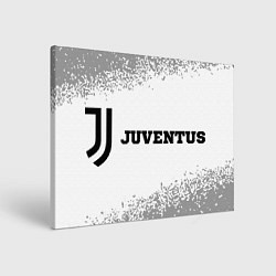 Холст прямоугольный Juventus sport на светлом фоне по-горизонтали, цвет: 3D-принт