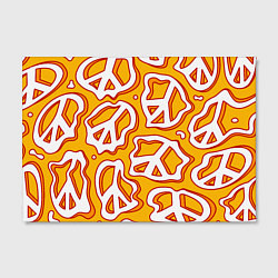 Холст прямоугольный Pattern peace, цвет: 3D-принт — фото 2