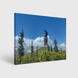 Холст прямоугольный Мемориал Советскому Солдату во Ржеве, цвет: 3D-принт