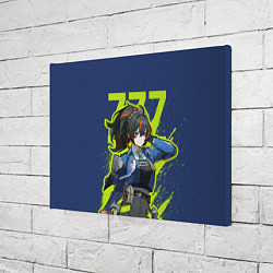 Холст прямоугольный Zhu Yuan - Zenless Zone Zero, цвет: 3D-принт — фото 2