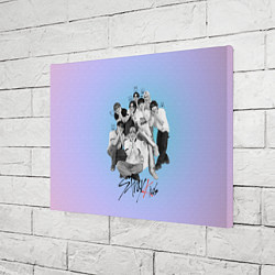 Холст прямоугольный Stray Kids family photo, цвет: 3D-принт — фото 2