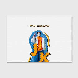 Холст прямоугольный BTS Jeon Jungkook, цвет: 3D-принт — фото 2