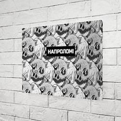 Холст прямоугольный Иноске из аниме Клинок рассекающий демонов - мем н, цвет: 3D-принт — фото 2