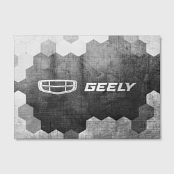 Холст прямоугольный Geely - grey gradient по-горизонтали, цвет: 3D-принт — фото 2