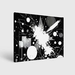 Картина прямоугольная Vanguard black and white abstraction - ai art