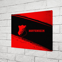 Холст прямоугольный Hoffenheim - red gradient по-горизонтали, цвет: 3D-принт — фото 2