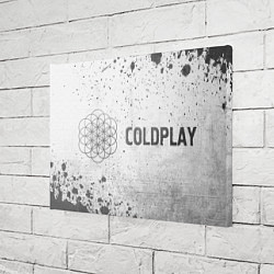 Холст прямоугольный Coldplay - white gradient по-горизонтали, цвет: 3D-принт — фото 2