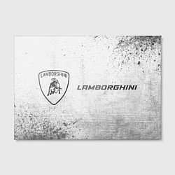 Холст прямоугольный Lamborghini - white gradient по-горизонтали, цвет: 3D-принт — фото 2