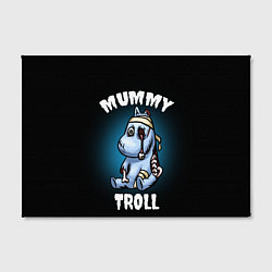 Холст прямоугольный Mummy troll, цвет: 3D-принт — фото 2