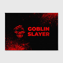 Холст прямоугольный Goblin Slayer - red gradient по-горизонтали, цвет: 3D-принт — фото 2