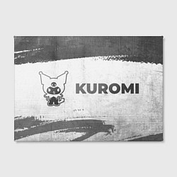 Холст прямоугольный Kuromi - white gradient по-горизонтали, цвет: 3D-принт — фото 2