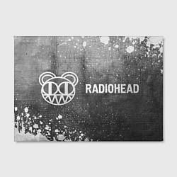 Холст прямоугольный Radiohead - grey gradient по-горизонтали, цвет: 3D-принт — фото 2