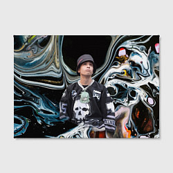 Холст прямоугольный Slava Marlow music artist, цвет: 3D-принт — фото 2