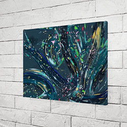 Холст прямоугольный Night fireworks of colors, цвет: 3D-принт — фото 2