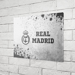 Холст прямоугольный Real Madrid - white gradient по-горизонтали, цвет: 3D-принт — фото 2