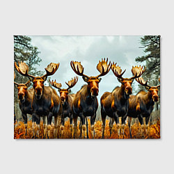 Холст прямоугольный Лоси, цвет: 3D-принт — фото 2