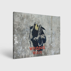 Картина прямоугольная Banksy - wrong war