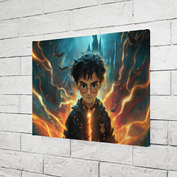 Холст прямоугольный Гарри Поттер магия, цвет: 3D-принт — фото 2