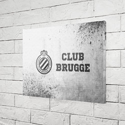 Холст прямоугольный Club Brugge - white gradient по-горизонтали, цвет: 3D-принт — фото 2