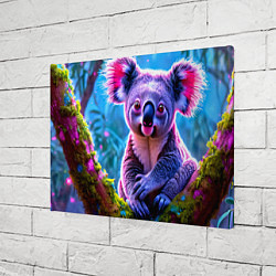 Холст прямоугольный Коала на дереве, цвет: 3D-принт — фото 2