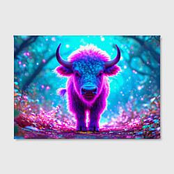 Холст прямоугольный Белый буйвол, цвет: 3D-принт — фото 2