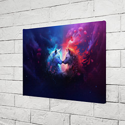 Холст прямоугольный Любовь хищников, цвет: 3D-принт — фото 2