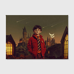 Холст прямоугольный Гарри Поттер в красной куртке, цвет: 3D-принт — фото 2