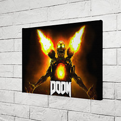 Холст прямоугольный Doom - revenant, цвет: 3D-принт — фото 2