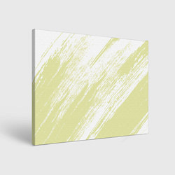 Холст прямоугольный The color is white and yellow, цвет: 3D-принт