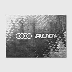 Холст прямоугольный Audi - grey gradient по-горизонтали, цвет: 3D-принт — фото 2