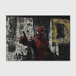 Холст прямоугольный Spider man night, цвет: 3D-принт — фото 2