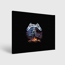 Картина прямоугольная Metallica - neon fantasy