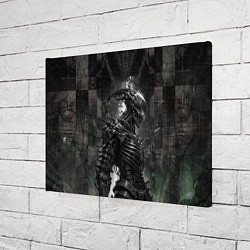 Холст прямоугольный Андроподобный демонический скелет, цвет: 3D-принт — фото 2