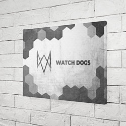 Холст прямоугольный Watch Dogs - white gradient по-горизонтали, цвет: 3D-принт — фото 2