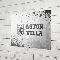 Холст прямоугольный Aston Villa - white gradient по-горизонтали, цвет: 3D-принт — фото 2