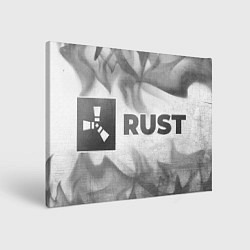 Холст прямоугольный Rust - white gradient по-горизонтали, цвет: 3D-принт
