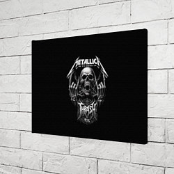 Холст прямоугольный Thrash metal - Metallica group, цвет: 3D-принт — фото 2
