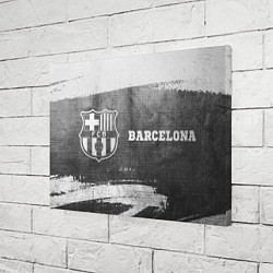 Холст прямоугольный Barcelona - grey gradient по-горизонтали, цвет: 3D-принт — фото 2