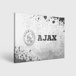 Холст прямоугольный Ajax - white gradient по-горизонтали, цвет: 3D-принт