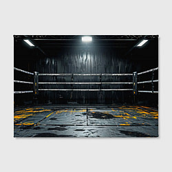 Холст прямоугольный Черный ринг, цвет: 3D-принт — фото 2