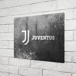 Холст прямоугольный Juventus - grey gradient по-горизонтали, цвет: 3D-принт — фото 2