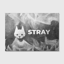 Холст прямоугольный Stray - grey gradient по-горизонтали, цвет: 3D-принт — фото 2