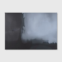 Холст прямоугольный Абстракция с серым и черным, цвет: 3D-принт — фото 2