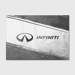Холст прямоугольный Infiniti - white gradient по-горизонтали, цвет: 3D-принт — фото 2
