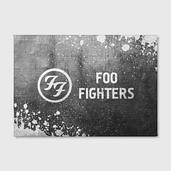 Холст прямоугольный Foo Fighters - grey gradient по-горизонтали, цвет: 3D-принт — фото 2