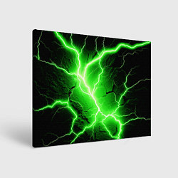 Картина прямоугольная Color green black